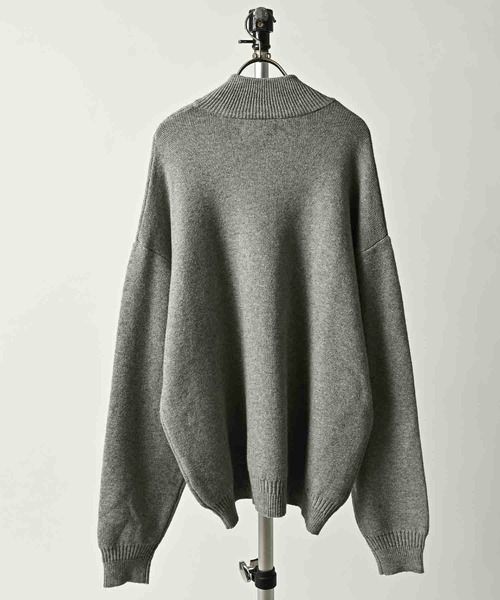 many men many mind(メニーメンメニーマインド)の「many men many mind /ウォッシャブルニットハーフZIP(ニット/セーター・メンズ・ネイビー/グレー/ブラック/アイボリー/ブラック系その他/ブラウン/ホワイト系その他・MEDIUM/LARGE/X-LARGE)」の10枚目の写真