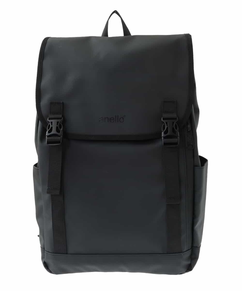 a.v.v(アーヴェヴェ)の「【A4サイズ対応】anelloフラップリュック(バックパック/リュック・メンズ・ブラック・46)」の4枚目の写真