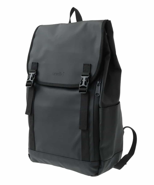 a.v.v(アーヴェヴェ)の「【A4サイズ対応】anelloフラップリュック(バックパック/リュック・メンズ・ブラック・46)」の5枚目の写真