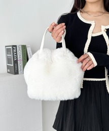 2WAYフェイクファーショルダーバッグ