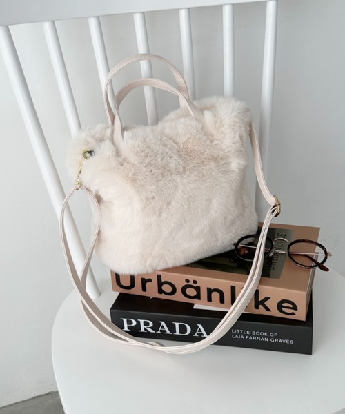 セール】2WAYフェイクファーショルダーバッグ（ショルダーバッグ