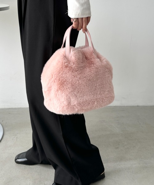 セール】2WAYフェイクファーショルダーバッグ(ショルダーバッグ セール】2WAYフェイクファーショルダーバッグ(ショルダーバッグ