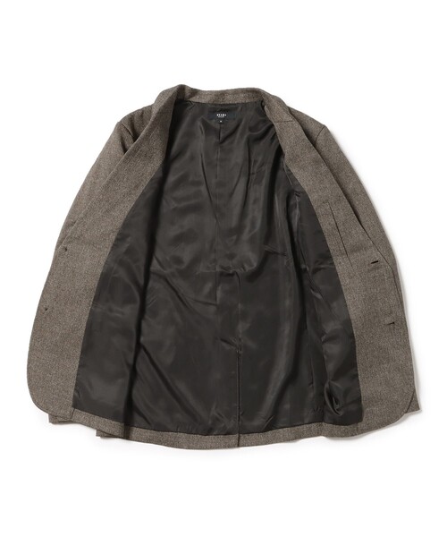 BEAMS HEART（ビームスハート）の「シャークスキン ジャケット（テーラードジャケット・メンズ・チャコールグレー/ブラウン系その他2・S/M/L/XL）」の13枚目の写真