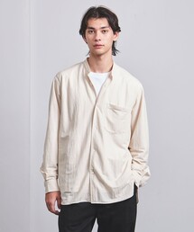 UNITED ARROWS | スムース ジャージ バンドカラーシャツ(シャツ/ブラウス)