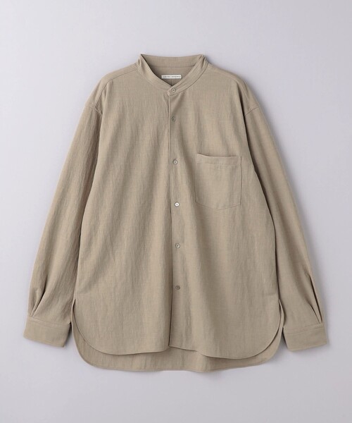 UNITED ARROWS（ユナイテッドアローズ）の「スムース ジャージ バンドカラーシャツ（シャツ/ブラウス・メンズ・オフホワイト/ブラック/ベージュ・M/L/S/XL）」の13枚目の写真