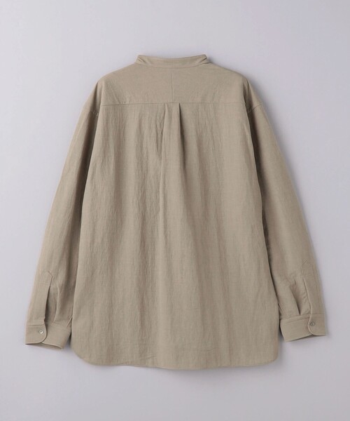 UNITED ARROWS（ユナイテッドアローズ）の「スムース ジャージ バンドカラーシャツ（シャツ/ブラウス・メンズ・オフホワイト/ブラック/ベージュ・M/L/S/XL）」の14枚目の写真