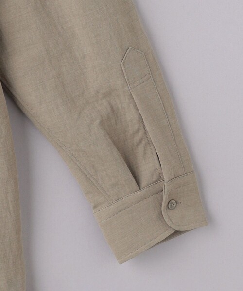 UNITED ARROWS（ユナイテッドアローズ）の「スムース ジャージ バンドカラーシャツ（シャツ/ブラウス・メンズ・オフホワイト/ブラック/ベージュ・M/L/S/XL）」の16枚目の写真