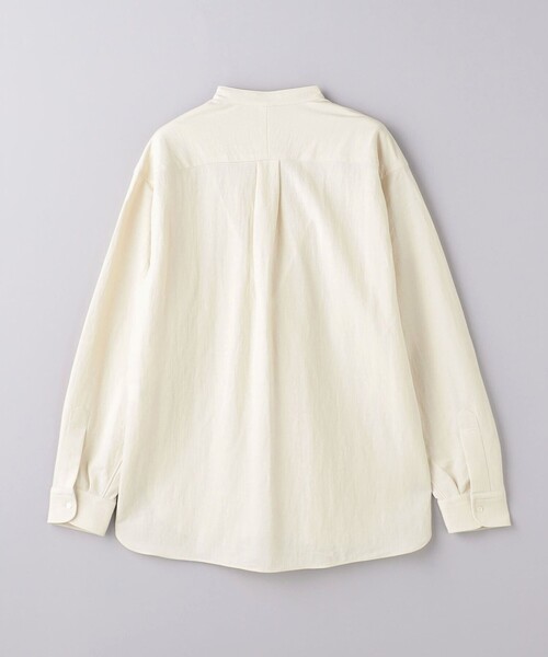 UNITED ARROWS（ユナイテッドアローズ）の「スムース ジャージ バンドカラーシャツ（シャツ/ブラウス・メンズ・オフホワイト/ブラック/ベージュ・M/L/S/XL）」の21枚目の写真