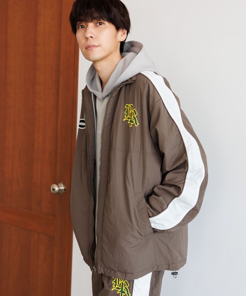 LAKOLE（ラコレ）の「刺繍トラックジャケット / 140868（ブルゾン・メンズ・ブラウン/ネイビー/ブラック・MEDIUM/LARGE）」の3枚目の写真