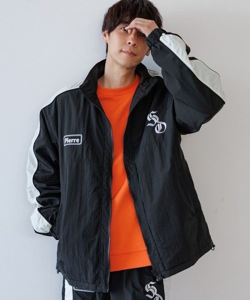 LAKOLE（ラコレ）の「刺繍トラックジャケット / 140868（ブルゾン・メンズ・ブラウン/ネイビー/ブラック・MEDIUM/LARGE）」の2枚目の写真