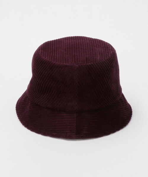 BEAUTY&YOUTH UNITED ARROWS(ビューティーアンドユースユナイテッドアローズ)の「コーデュロイ バケットハット(ハット・レディース・ワインレッド/ブラック・FREE)」の8枚目の写真