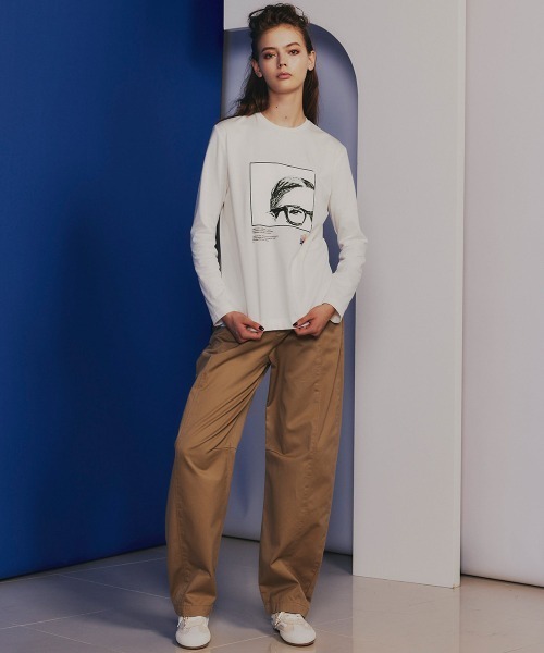 DOUBLE STANDARD CLOTHING(ダブルスタンダードクロージング)の「ウエストポイントカーブパンツ(その他パンツ・レディース・ベージュ/カーキ・38/36)」の17枚目の写真
