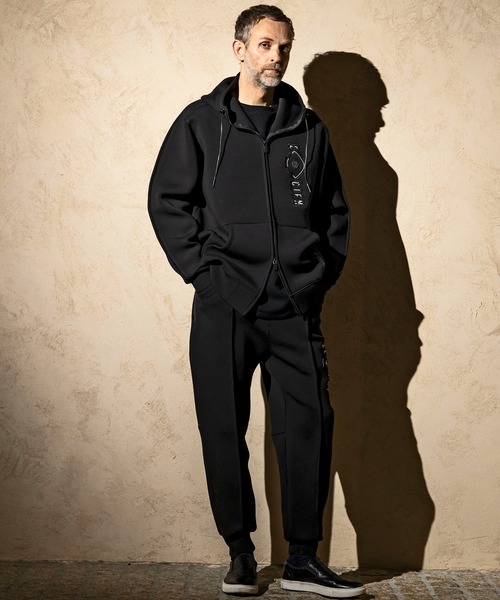 C DIEM（カルペディエム）の「C DIEM(カルペディエム)エンボスロゴ ジョガーパンツ スウェットパンツ（スウェットパンツ・メンズ・グレー/ブラック・S/M/L/XL）」の10枚目の写真