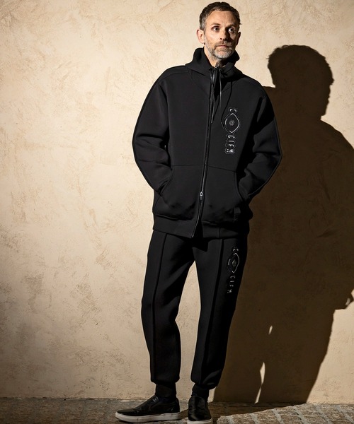 C DIEM（カルペディエム）の「C DIEM(カルペディエム)エンボスロゴ ジョガーパンツ スウェットパンツ（スウェットパンツ・メンズ・グレー/ブラック・S/M/L/XL）」の11枚目の写真