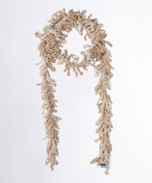 SCULPTOR（スカルプター）の「Sequin Mop Scarf/シークインモップスカーフ（マフラー・レディース・グリーン系その他/ピンク/ナチュラル・FREE）」の2枚目の写真