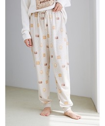 gelato pique（ジェラートピケ）の「ビスケット柄ワッフルロングパンツ