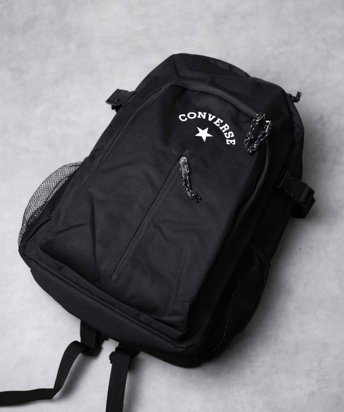 CONVERSE（コンバース）の「《CONVERSE》LOGO PRINT BACK PACK（バックパック/リュック・レディース・ブラック/ブラック系その他/ベージュ・FREE）」の14枚目の写真