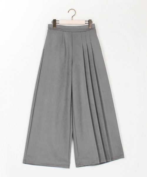 NICOLE white（ニコルホワイト）の「アシンメトリープリーツパンツ（その他パンツ・レディース・ネイビー/グレー/ブラック・FREE）」の13枚目の写真