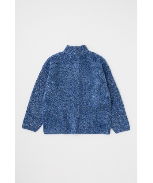 MOUSSY(マウジー)の「MIX YARN OVER KNIT カーディガン(カーディガン/ボレロ・レディース・ブルー/チャコールグレー/ライトベージュ・FREE)」の18枚目の写真