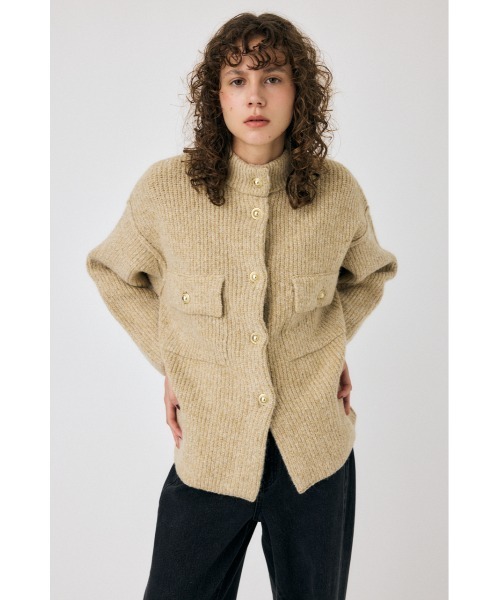 MOUSSY FEATHER YARN OVERSIZED カーディガン FEATHER YARN OVERSIZED カーディガン（カーディガン/ボレロ）｜MOUSSY