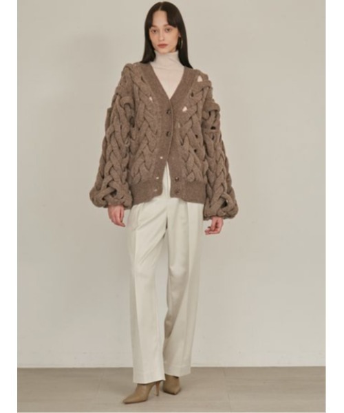 styling/(スタイリング)の「ワンタックテーパードパンツ(スラックス・レディース・キャメル・0)」の14枚目の写真