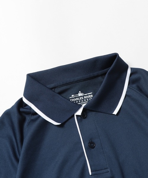 ROOPTOKYO（ループトウキョウ）の「Charles River Apparel/チャールズリバーアパレル MENS COLOR BLOCKED WICKING POLO ポロシャツ（ポロシャツ・メンズ・グレー/ネイビー/グリーン・XL/L/M）」の7枚目の写真