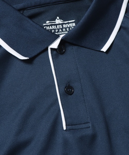 ROOPTOKYO（ループトウキョウ）の「Charles River Apparel/チャールズリバーアパレル MENS COLOR BLOCKED WICKING POLO ポロシャツ（ポロシャツ・メンズ・グレー/ネイビー/グリーン・XL/L/M）」の9枚目の写真