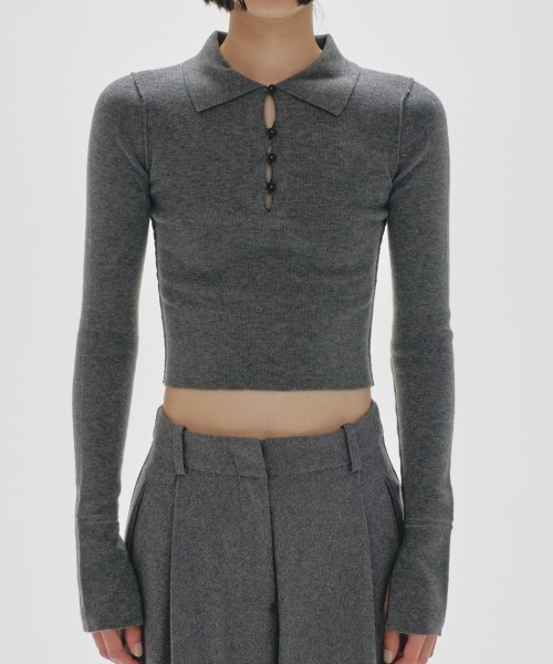 TODAYFUL(トゥデイフル)の「Highgauge Skipper Knit(ニット/セーター・レディース・モカ/グレー/キナリ・FREE)」の3枚目の写真