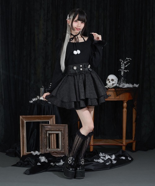 セール】ファー付きリボン袖コンシャスニット（ニット/セーター）｜Pal