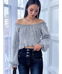 GYDA | バイカラー2WAYニットトップス(ニット/セーター)