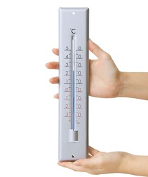 HIGHTIDE（ハイタイド）の「TFA Dostmann TFA ドストマン Analogue indoor-outdoor thermometer made of aluminium 12.2041 アルミニウムアナログサーモメーター 12.2041（インテリア雑貨）」