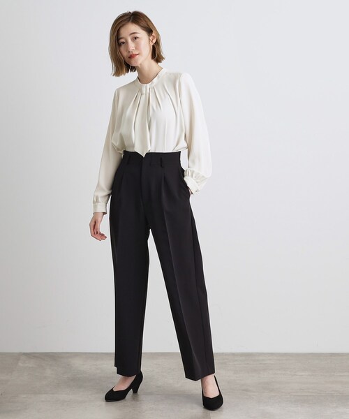 grove（グローブ）の「マルチWAYボウタイブラウス（シャツ/ブラウス・レディース・サンドベージュ/ナチュラル/ホワイト系5・03/02/01/04/05）」の18枚目の写真