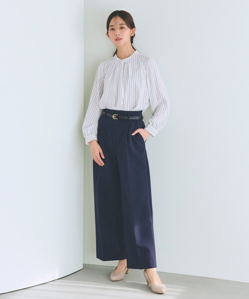 grove（グローブ）の「マルチWAYボウタイブラウス（シャツ/ブラウス・レディース・サンドベージュ/ナチュラル/ホワイト系5・03/02/01/04/05）」の20枚目の写真