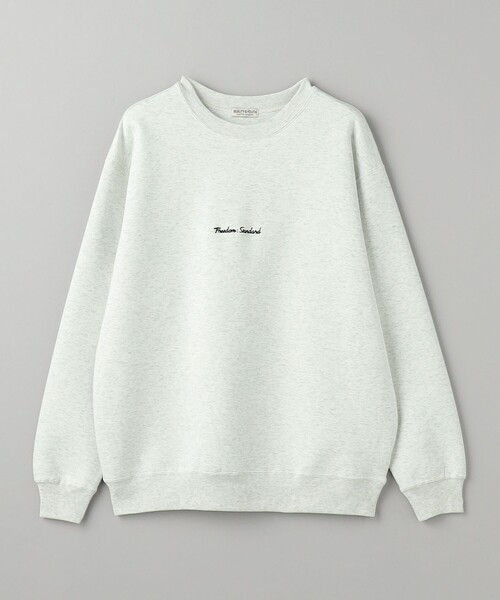 BEAUTY&YOUTH UNITED ARROWS（ビューティーアンドユースユナイテッドアローズ）の「フリーダム スタンダード エンボス クルーネックスウェット（スウェット・メンズ・ブラック/ライトグレー/ダークグレー/モカ・S/L/M/XL）」の2枚目の写真