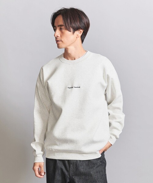 BEAUTY&YOUTH UNITED ARROWS（ビューティーアンドユースユナイテッドアローズ）の「フリーダム スタンダード エンボス クルーネックスウェット（スウェット・メンズ・ブラック/ライトグレー/ダークグレー/モカ・S/L/M/XL）」の18枚目の写真