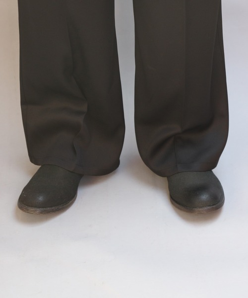 ８(eight)（エイト）の「カラーワイドパンツ（スラックス・メンズ・レッド/グリーン/ワインレッド/チャコールグレー/ライトブラウン/ブラック・MEDIUM/LARGE）」の20枚目の写真