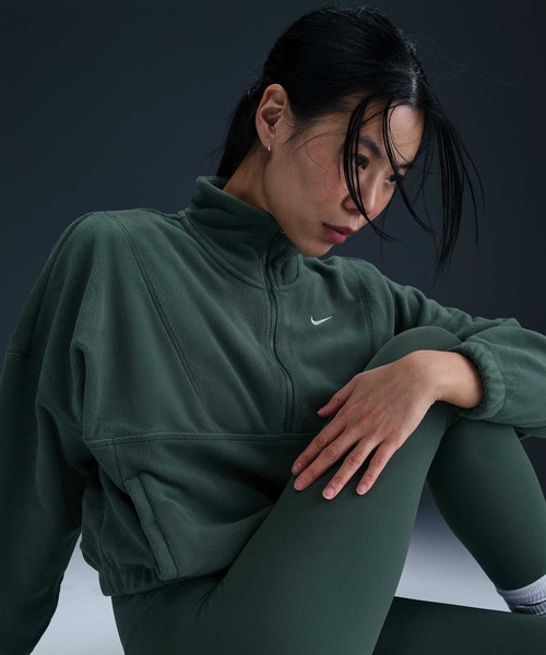 ナイキ ワン ウィメンズ Therma-FIT オーバーサイズド 1/2ジップ