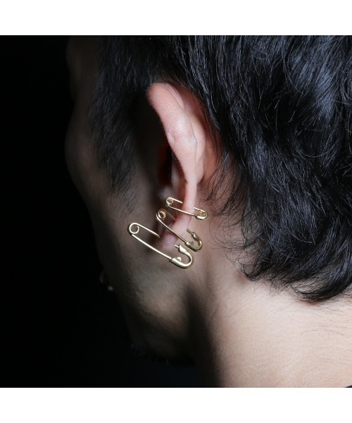 JAM HOME MADE（ジャムホームメイド）の「安全ピン ブラック ダイヤモンド ピアス S シルバー925 メンズ レディース ユニセックス（ピアス（片耳用）・メンズ・ブラック/ゴールド/シルバー・ONE SIZE）」の13枚目の写真