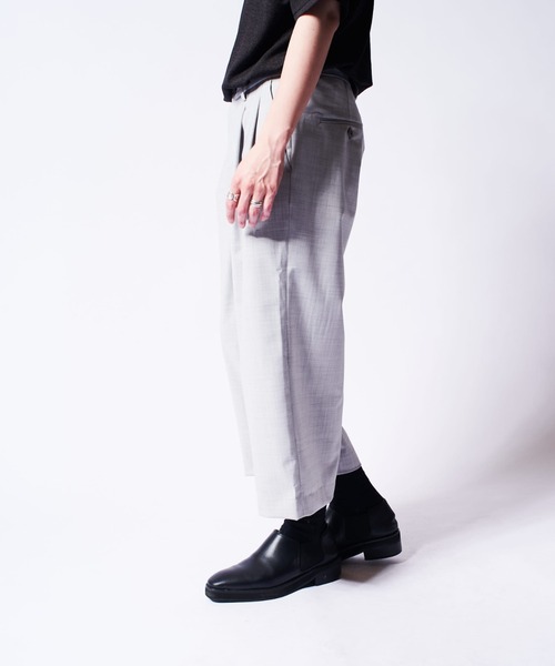 ITTI（イッチ）の「クールタッチデザイン3/4パンツ ITTI exclusive for Lui'（その他パンツ・メンズ・ライトグレー/ブラック・FREE）」の3枚目の写真