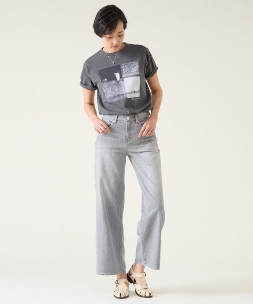 martinique（マルティニーク）の「《別注》【COUTURE D`ADAM /クチュールドアダム 】Sam Haskins/ HorseTee（Tシャツ/カットソー・レディース・ブラック・38/40）」の4枚目の写真