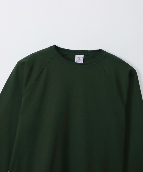 Champion（チャンピオン）の「【Champion/チャンピオン】メンズ MADE IN USA ティーテンイレブン ラグラン3/4スリーブTシャツ（Tシャツ/カットソー・メンズ・モスグリーン/ホワイト/ネイビー/ブラック/レッド系その他7/シルバーグレー・X-LARGE/LARGE/MEDIUM/SMALL）」の14枚目の写真