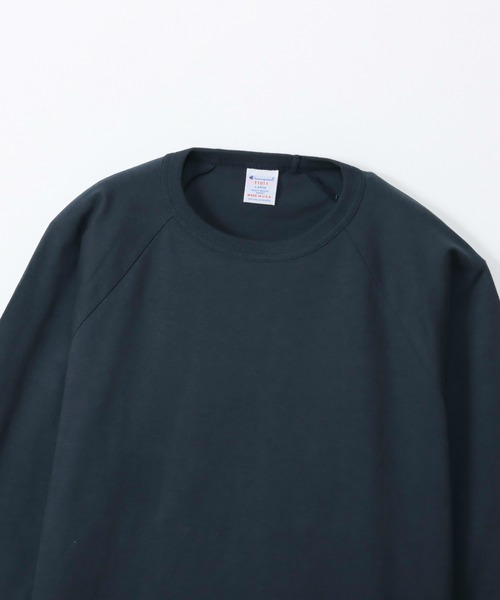 Champion（チャンピオン）の「【Champion/チャンピオン】メンズ MADE IN USA ティーテンイレブン ラグラン3/4スリーブTシャツ（Tシャツ/カットソー・メンズ・モスグリーン/ホワイト/ネイビー/ブラック/レッド系その他7/シルバーグレー・X-LARGE/LARGE/MEDIUM/SMALL）」の18枚目の写真