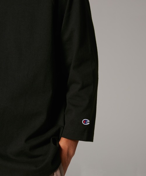 Champion（チャンピオン）の「【Champion/チャンピオン】メンズ MADE IN USA ティーテンイレブン ラグラン3/4スリーブTシャツ（Tシャツ/カットソー・メンズ・モスグリーン/ホワイト/ネイビー/ブラック/レッド系その他7/シルバーグレー・X-LARGE/LARGE/MEDIUM/SMALL）」の21枚目の写真