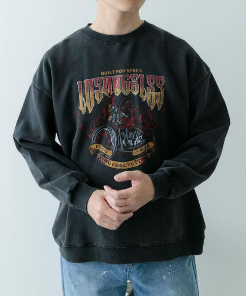 ITEMS URBANRESEARCH(アイテムズ アーバンリサーチ)の「『XLサイズあり』パウダー加工 クルーネックスウェットプルオーバー(スウェット・メンズ・その他1/その他2/その他3・MEDIUM/LARGE/X-LARGE)」の8枚目の写真