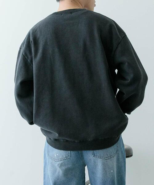 ITEMS URBANRESEARCH(アイテムズ アーバンリサーチ)の「『XLサイズあり』パウダー加工 クルーネックスウェットプルオーバー(スウェット・メンズ・その他1/その他2/その他3・MEDIUM/LARGE/X-LARGE)」の10枚目の写真
