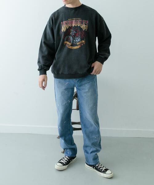 ITEMS URBANRESEARCH(アイテムズ アーバンリサーチ)の「『XLサイズあり』パウダー加工 クルーネックスウェットプルオーバー(スウェット・メンズ・その他1/その他2/その他3・MEDIUM/LARGE/X-LARGE)」の11枚目の写真