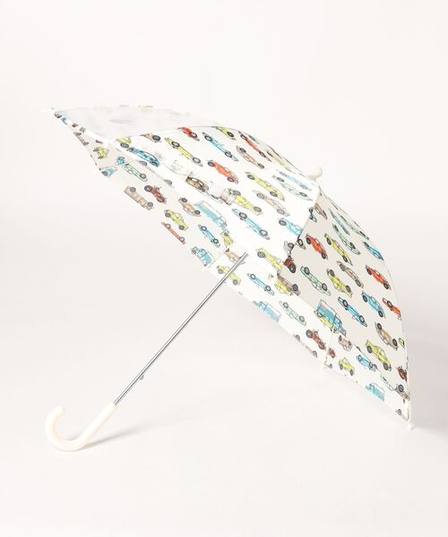 BREEZE（ブリーズ）の「4柄アンブレラ（長傘・キッズ・ピンク/オフホワイト/ブルー/オレンジ・SMALL/MEDIUM）」の2枚目の写真