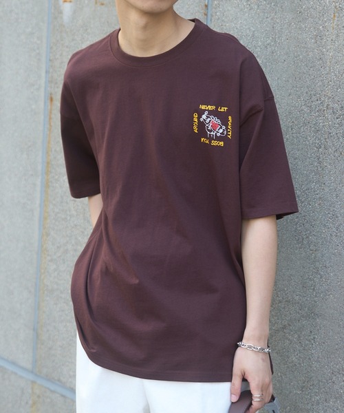 AIRWALK(エアウォーク)の「【AIRWALK】ワンポイントグリップスケートボード グラフィック オーバーサイズTシャツ(Tシャツ/カットソー・メンズ・ブラウン/ホワイト/グレー/ブラック/ネイビー・XL/L/M)」の6枚目の写真