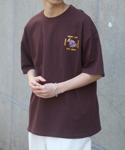 AIRWALK(エアウォーク)の「【AIRWALK】ワンポイントグリップスケートボード グラフィック オーバーサイズTシャツ(Tシャツ/カットソー・メンズ・ブラウン/ホワイト/グレー/ブラック/ネイビー・XL/L/M)」の9枚目の写真