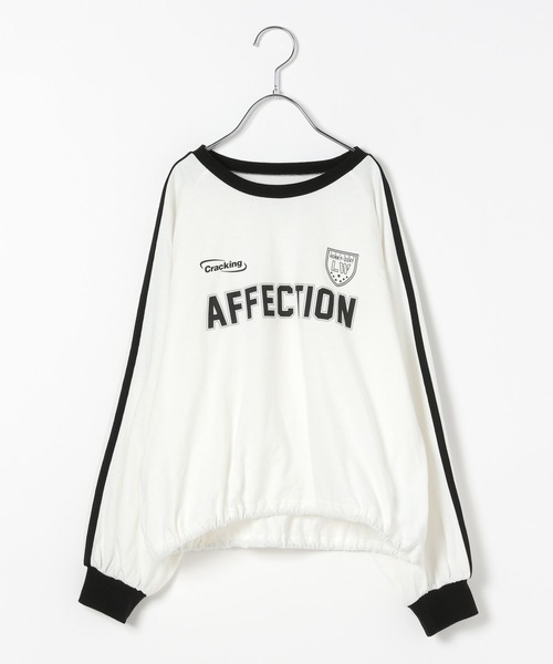 GLOBAL WORK（グローバルワーク）の「ヘビロッTEEドロスト長袖/311574（Tシャツ/カットソー・キッズ・ネイビー/ホワイト系8/ホワイト系5/ホワイト系・160cm/150cm/140cm/130cm）」の22枚目の写真